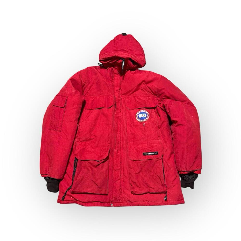 Canada Goose Expedition Parka Red XL Men’s Made in Canada